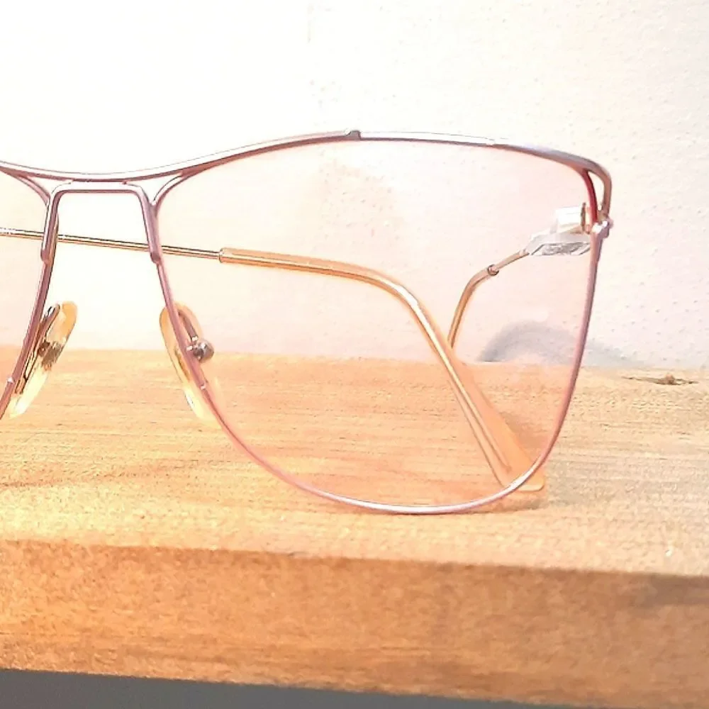 Authentically VINTAGE Rx'able Eyeglass Frame, Safilo women big glasses 59-14-140 - Picture 2 of 7